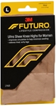 FUTURO Energizing Ultra Sheer Knee Highs Mild Large Nude 1 Pair 