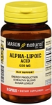 Mason Natural Alpha Lipoic Acid 600MG Capsules 