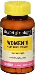 Mason Vitamins Womens Daily Formula Caplets, 90 Count 