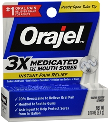 Orajel Gel Mouth Sore Medicine .18 Oz 