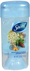 Secret Scent Expressions Anti-Perspirant Deodorant Clear Gel Cocoa Butter Kiss Scent 2.70 oz 