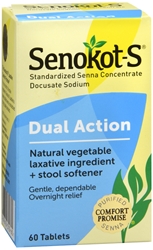 Senokot-S Laxative Tablets 60 each 