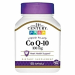 21st Century Co Q10 100mg Softgels, 90 Count 