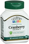 21ST CENTURY CRANBERRY EXTRACT VEGETARIAN CAPSULE 60 CT 