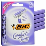 Bic Comfort Twin Shavers Sensitive Skin 5 Each 