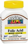 FOLIC ACID 800MCG TAB 180CT 