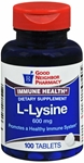 GNP L-LYSINE 600 MG TAB 100 