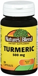 Nature's Blend Turmeric 500mg, 60 Capsules 