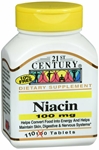 NIACIN 100MG TAB 110CT 21ST CENTURY 