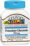 POTASSIUM GLUCONATE 595MG TAB 110 CT 