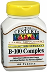 VITAMIN B-100 COMPLEX PROLONGED RELEASE 60CT 