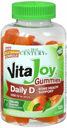 21ST CENTURY VITAJOY D 2000IU GUMMY 120CT 