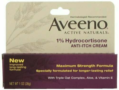 AVEENO CREAM ANTI-ITCH 1% HYDROCORTIZONE 1OZ 