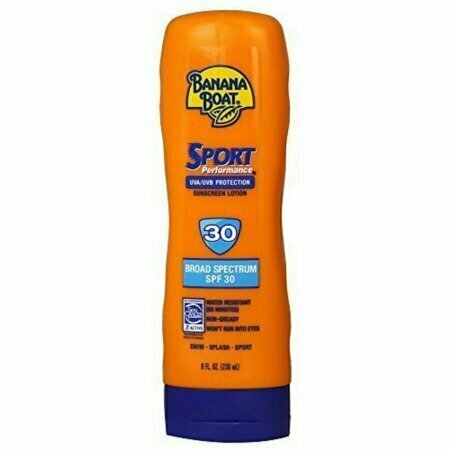 Banana Boat Sport Performance Lotion Sunscreens with PowerStay Technology, 30 SPF 8 OZ 