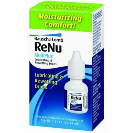 Bausch & Lomb ReNu MultiPlus Lubricating and Rewetting Drops 0.27 oz 