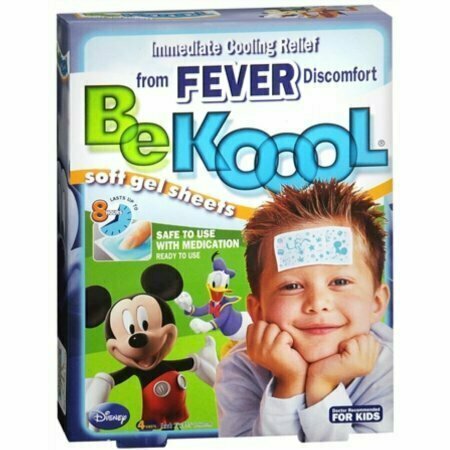 Be Koool Gel Sheets For Kids Fever 4 Each 