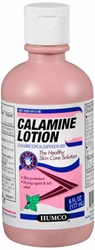 CALAMINE LOTION PINK PLAIN 6 OZ HUMCO 