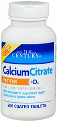 CALCIUM CITRATE +D TAB 200 CT 