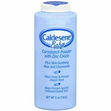 Caldesene Baby Cornstarch Powder With Zinc Oxide 5 oz 