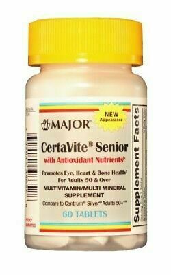 Certa-Vite Senior with Antioxidant Nutrients 60 Count 