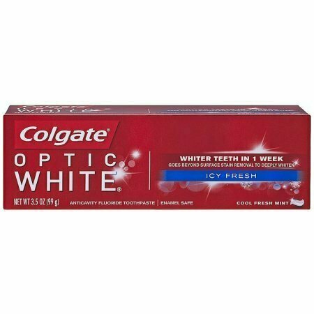 Colgate Optic White Toothpaste, Sparkling Mint - 3.5 Oz 