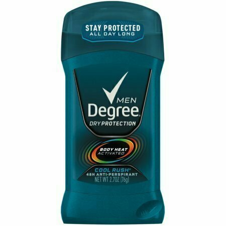 Degree Men Dry Protection Antiperspirant Deodorant Cool Rush 2.7 oz 