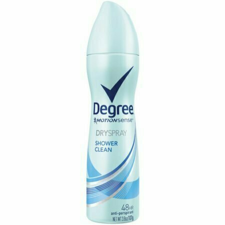 Degree MotionSense Dry Spray Antiperspirant, Shower Clean 3.8 oz 