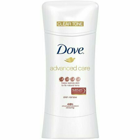 Dove Advanced Care Anti-Perspirant Deodorant, Clear Tone Skin Renew 2.6 oz 