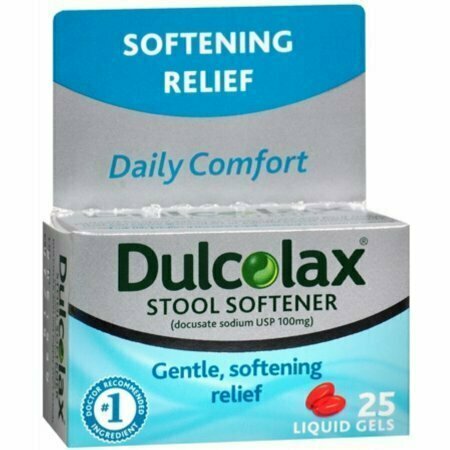 Dulcolax Stool Softener Liquid Gels 25 each 