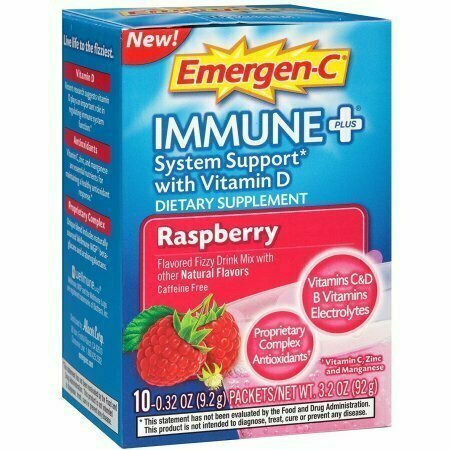 Emergen-C Immune + System Support, Raspberry 10 each 