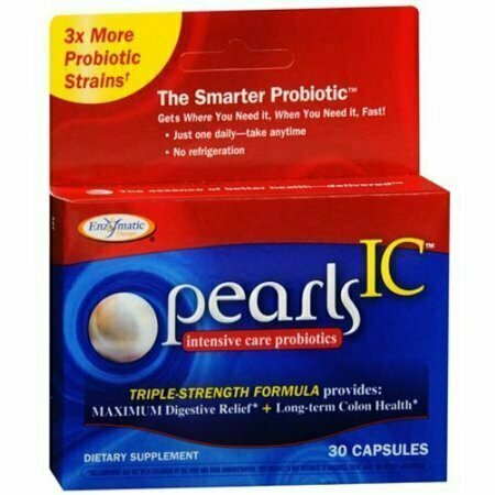 Enzymatic Therapy Pearls IC Intensive Care Probiotics, 30 Capsules 