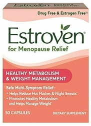 Estroven Weight Management | Menopause Relief Dietary Supplement | Safe Multi-Symptom Relief | Helps Reduce Hot Flashes & Night Sweats* | Helps Manage Weight*| Drug Free & Estrogen Free** | 30 Caplets 