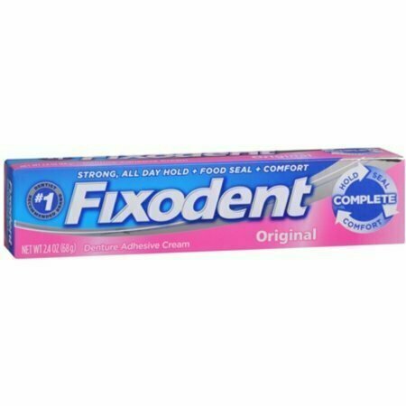 Fixodent Denture Adhesive Cream Original 2.40 oz 