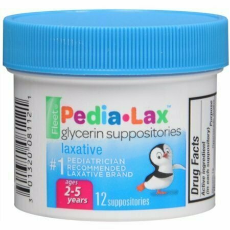 Fleet Pedia-Lax Glycerin Suppositories 12 Each 