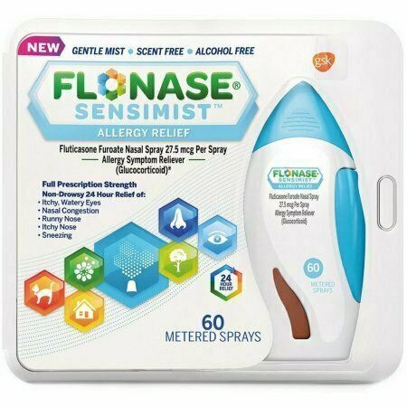 Flonase Sensimist Allergy Relief Spray, 60 Metered Sprays 1 each 