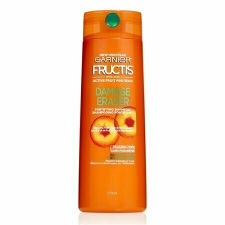 Garnier Fructis Damage Eraser Shampoo, Distressed, Damaged Hair, 12.5 oz 