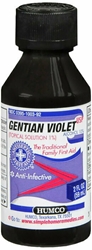 GENTIAN VIOLET 1% 2OZ HUMCO 