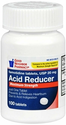 GNP ACID REDUCER 20MG MAX/STRENGTH TAB 100 