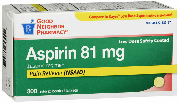 GNP ASPIRIN 81 MG TAB 300 CT 