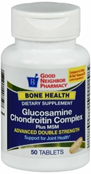 GNP GLUCOSAMINE CHONDOITIN ADVANCED TABS 50 CT 