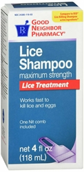 GNP LICE TREATMENT SHAMPOO 4 OZ 