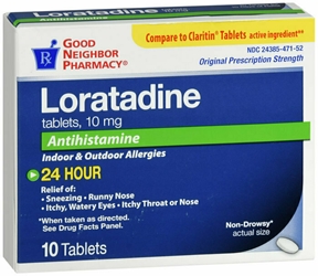 GNP LORATADINE 24HR 10 MG 10 TABS 