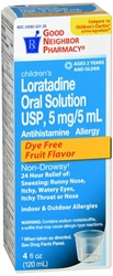 GNP LORATADINE 5MG CHILD LIQUID 4 OZ 