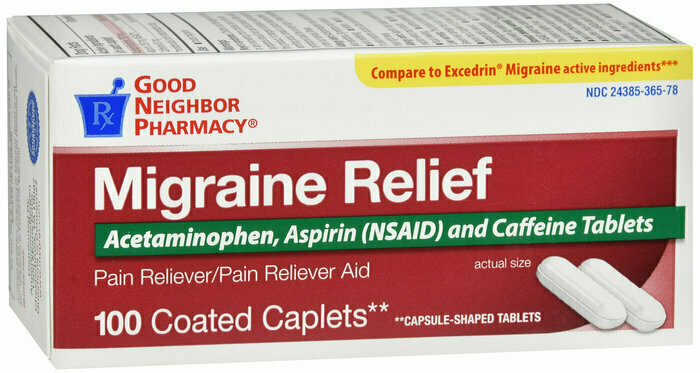 GNP MIGRAINE CAPLET 100 CT 