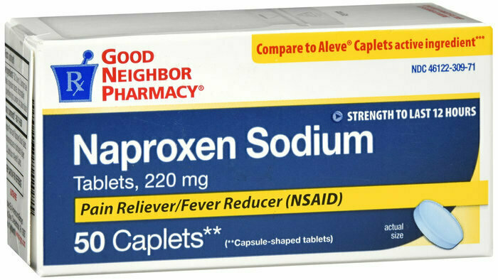 GNP NAPROXEN SODIUM 200MG CAPLET 50CT 