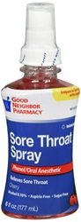 GNP SORE THROAT CHERRY SPRAY 6 OZ 