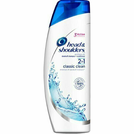 Head & Shoulders 2-in-1 Dandruff Shampoo + Conditioner, Classic Clean 14.20 oz 