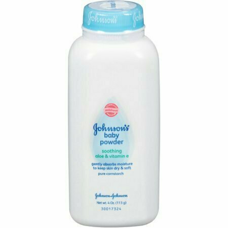 JOHNSONS Pure Cornstarch Baby Powder 4 oz 