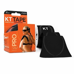 KT Tape PRO Kinesiology Sports Tape, 20 Pre cut 10 inch 100% Synthetic Strips, Water Resistant, Breathable, Pro & Olympic Choice 