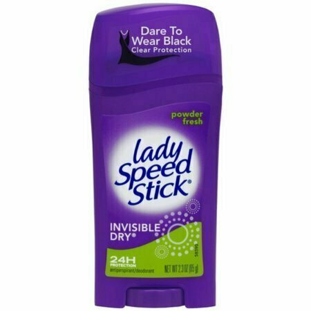 Lady Speed Stick Antiperspirant Deodorant Invisible Dry Powder Fresh 2.30 oz 